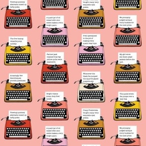 Pangram Typewriters* (Mona)