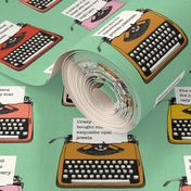 Pangram Typewriters* (Jadeite)