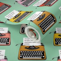 Pangram Typewriters* (Jadeite)