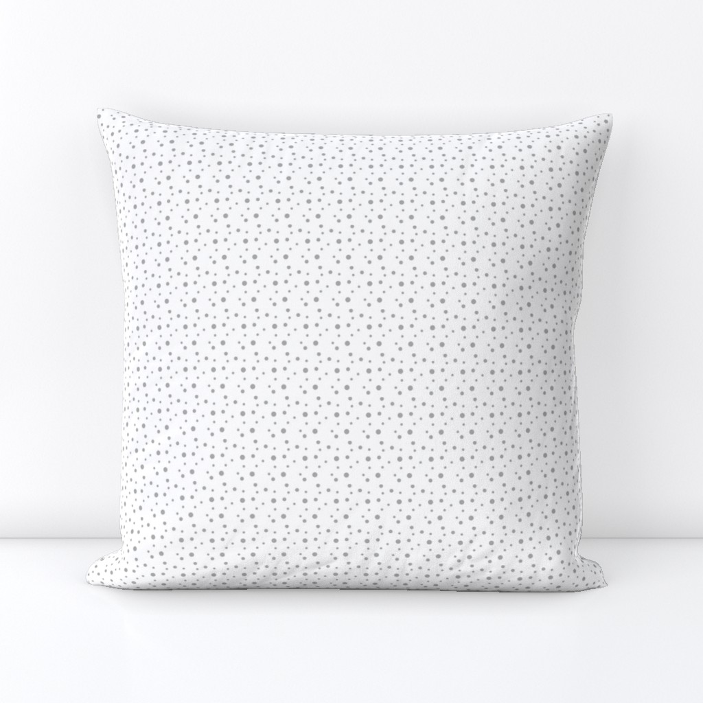 Grey Dots on White