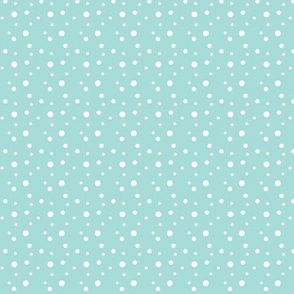 White Dots on Turquoise