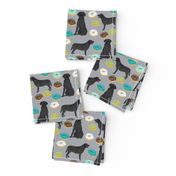 black labrador donuts fabric cute lab dog fabric best labrador retriever fabrics cute dogs and donuts designs