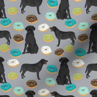 black labrador donuts fabric cute lab dog fabric best labrador retriever fabrics cute dogs and donuts designs