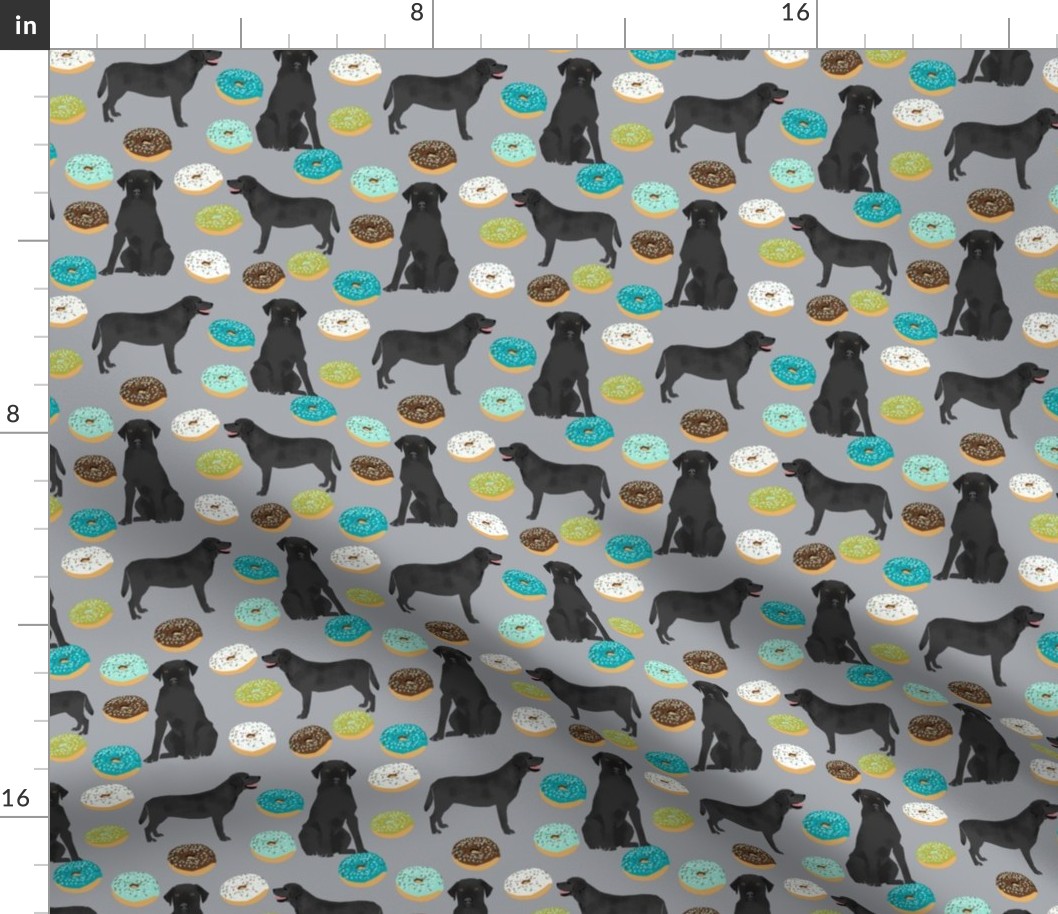 black labrador donuts fabric cute lab dog fabric best labrador retriever fabrics cute dogs and donuts designs