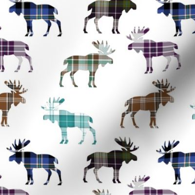 Plaid Moose III // Medium 