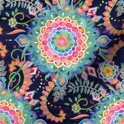 Color Celebration Mandala - small print