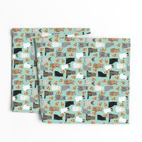 pizza cats cute mint cat lady fabric cute food pizzas fabric 