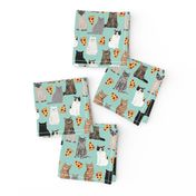 pizza cats cute mint cat lady fabric cute food pizzas fabric 