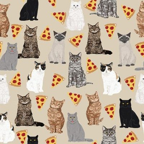 pizza cats cute cats with pizzas fabric adorable kitty cats cat lady fabrics cute cat