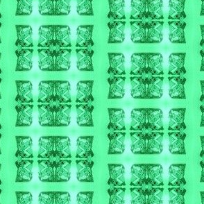 Father Christmas Squares Off in Green