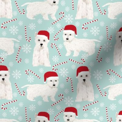 westie christmas fabric cute west highland terrier christmas fabrics peppermint sticks candy canes cute christmas fabric