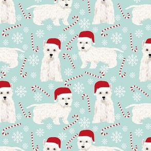 westie christmas fabric cute west highland terrier christmas fabrics peppermint sticks candy canes cute christmas fabric