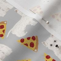 westie pizza fabric cute west highland terrier dog design best westie dogs fabric cute westies