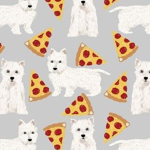 westie pizza fabric cute west highland terrier dog design best westie dogs fabric cute westies