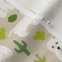 westie cactus fabric west highland terriers fabric cute westies fabrics cute westie dogs