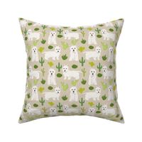 westie cactus fabric west highland terriers fabric cute westies fabrics cute westie dogs