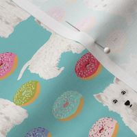 westie donuts fabric west highland terriers fabric cute donuts dog fabric cute westies fabric west highland terriers