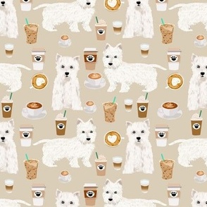 westies coffee fabric cute west highland terrier dog fabrics cute westies design cute coffees fabric