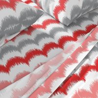 Waves_Ikat_Coral_and_Gray