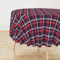 fall plaid || navy,red, and white