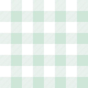 1" mint plaid 