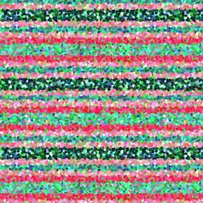 FNB3 - Mini Stripes of Digital Glitter in Red - Pink - Green - Crosswise