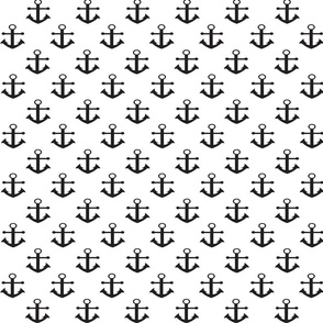 Black and White Anchors