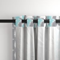 Wave Vertical Ikat - Blue and Gray