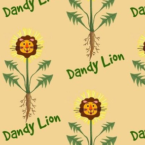 The dandy Lion of the Lawn(w/words)