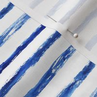 Grungy blue watercolor stripes