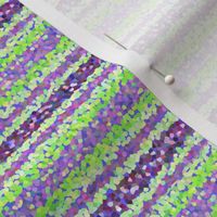 FNB2 - Mini Stripes of Digital Glitter in Lime Green - Lavender - Purple - Crosswise