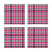 FNB3 - Soft Spoken Christmas  Plaid in Pink - Green