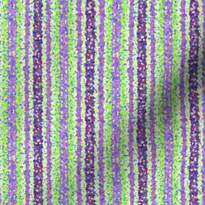 FNB2 - Mini Stripes of Digital Glitter in Lavender - Purple - Lime Green - Lengthwise