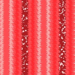 JP4 - Fizzy Jagged Stripes in Monochromatic Coral