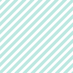 mint diagonal stripes diagonal stripe stripes fabric cute baby girl nursery baby girls fabric