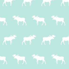 mint moose fabric nursery baby girls moose design cute moose fabric baby pastels