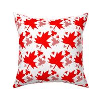 Maple Leaf on White