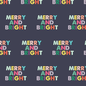 Navy Merry and Bright