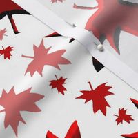 Maple Leaf Multi 3D on White