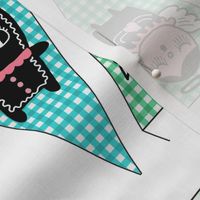 holiday cut and sew bunting 