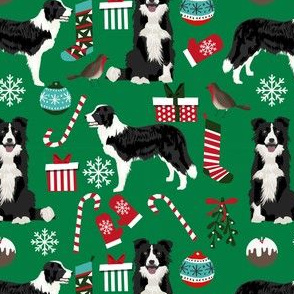 border collie christmas fabric xmas design christmas fabrics cute red and green fabrics