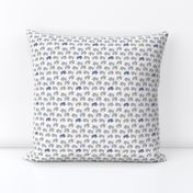 elephant // grey and blue elephants little boy baby boy nursery sweet elephants