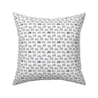 elephant // grey and blue elephants little boy baby boy nursery sweet elephants