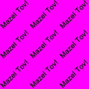 Black Mazel Tov! on Pink