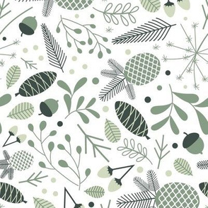 Forest Floor Tea Towel