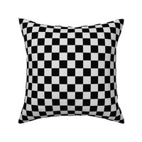 JP2 - Large - Checkerboard of One Inch Squares in Black and Grey