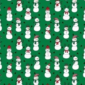 snowman // red and green christmas snowman fabric cute snowman design andrea lauren fabrics andrea lauren design xmas holiday fabrics for gifts and sewing