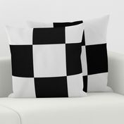 JP2 - Cheater Quilt Checkerboard in Seven Inch Squares  of Black and Grey