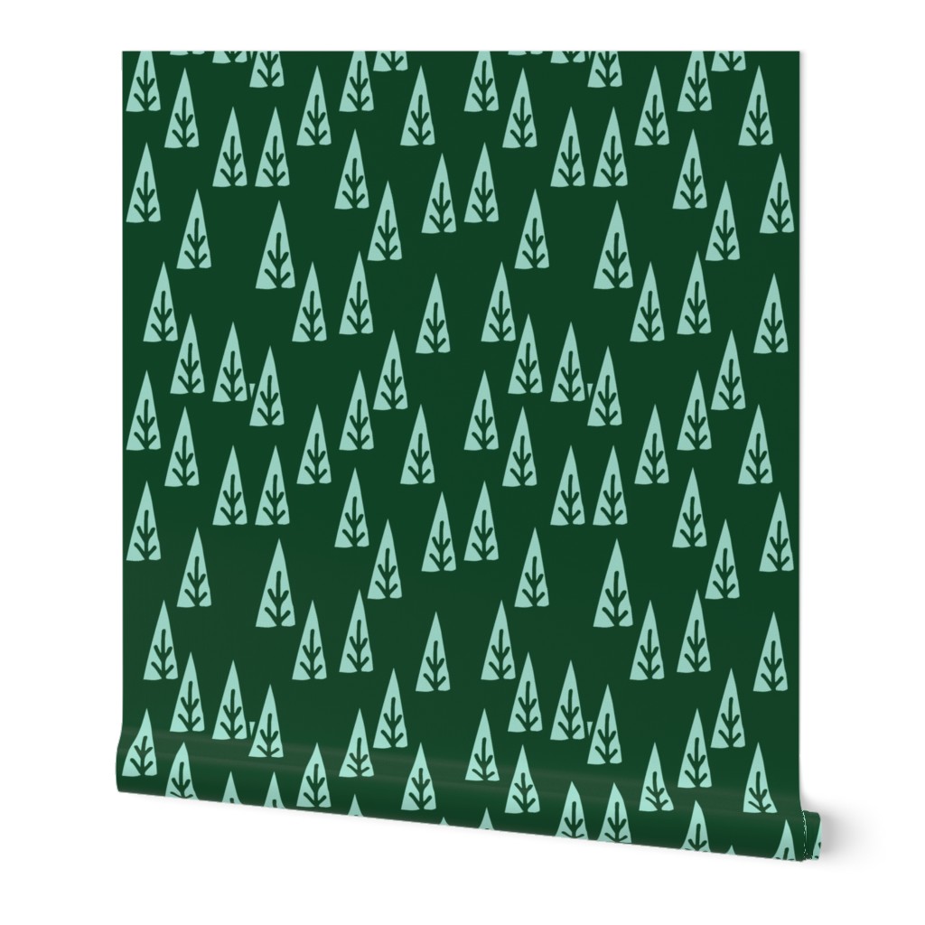 christmas trees // scandi christmas trees mint and green fabric fir trees xmas holiday scandi christmas