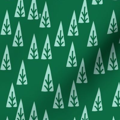 christmas trees // scandi mint and green xmas christmas fabric cute xmas holiday fir tree scandi christmas